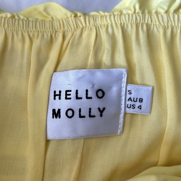 Yellow mini dress - Picture 4 of 4